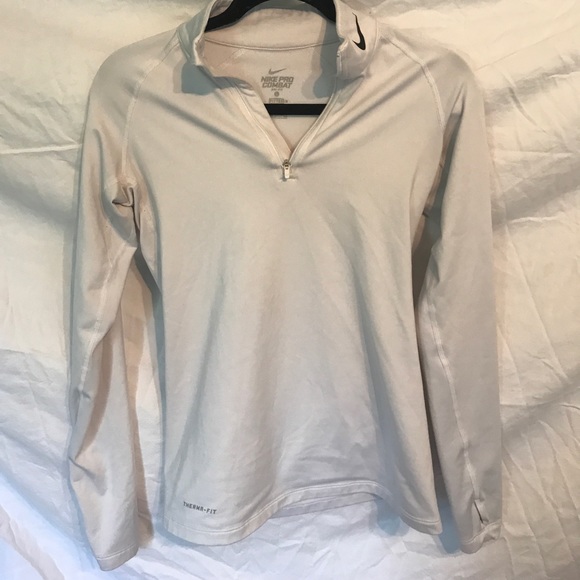 light grey/white nike therma fit running jacket - Picture 1 of 3